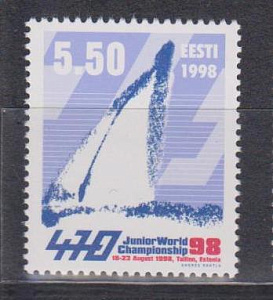Эстония 1998, Парусный Спорт, 1 марка Эстония 1998, Парусный Спорт, 1 марка
